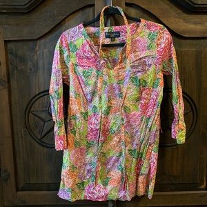 Brooks Brothers Floral Top